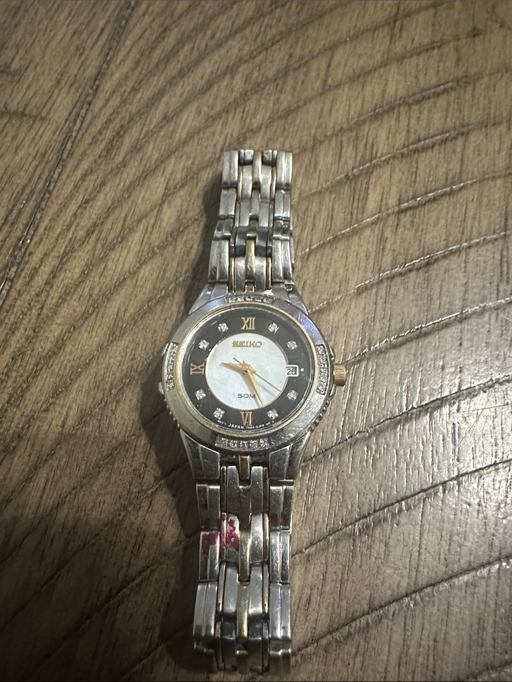 Seiko Women’s Two-Tone Silver and Gold Bracelet Watch